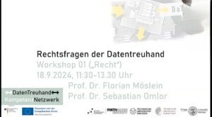 Rechtsfragen der Datentreuhand