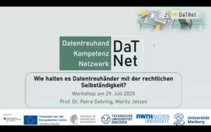 Wie halten es DTM mit der rechtlichen Selbstständigkeit?