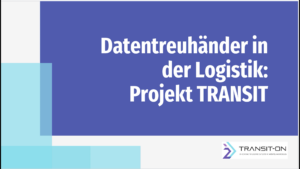 DTM für Logistik: Technische Vorstellung der TRANSIT-Plattform