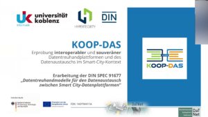DIN SPEC: Datentreuhandmodelle für den Datenaustausch zwischen Smart City-Datenplattformen